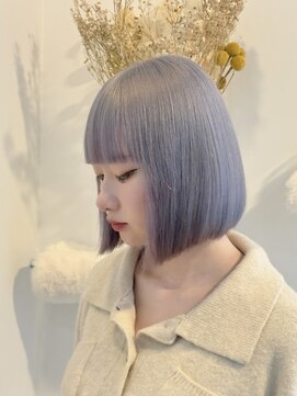 アンドソー 池袋(&so.) ラベンダー/グレー/ボブ/池袋