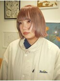 札幌ハイトーン/札幌ダブルカラー/ピンクベージュ/札幌ブロンド