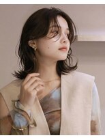 グリコ(grico)&nbsp;ミディアムレイヤーヘア/グレージュ