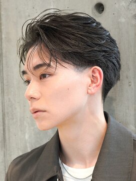 テン 心斎橋(tenn.) フェザーショートフェザーパーマニュアンスパーマショートヘア