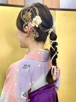 ビューティー サロン カワチ 中庄団地本店(Beauty Salon KAWACHI) 卒業式×編み下ろし