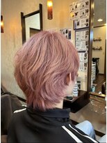 ワサビ 美容室 WASABI 江南店&nbsp;ふんわり透明感ペールピンク