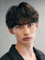フィフス 大分(fifth)&nbsp;大分シャドウパーマメンズカットラウンドマッシュツーブロック