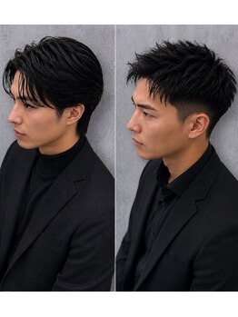 men's salon Loa【メンズサロンロア】【10/1 NEW OPEN（予定）】の写真/メンズ支持の厚いスタイリストが提案！スタイリングをしやすくする再現性の高いカットやパーマがおススメ。