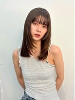 ノク 渋谷(nok)&nbsp;バブみレイヤ_ハッシュカットグレージュデザインカラー