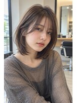 FRAMES 南浦和店【11月6日OPEN（予定）】&nbsp;ミディアムレイヤー髪型20代30代40代前髪あり前髪なし丸顔南浦和
