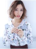 可愛いと柔らかを両立した無造作ミディアム☆