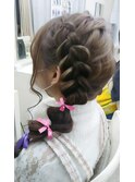 おさげアレンジヘア☆+゜