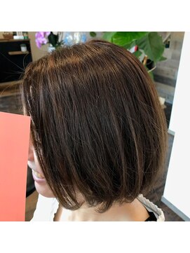 ドア(DOA) ☆ラウンドボブ・インナーセニング＆グレーカラー・グロス☆