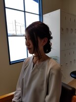 ヘアーメイク コラソン(hair make corazon)&nbsp;似合わせカットメルティカラー着物フェミニンロング