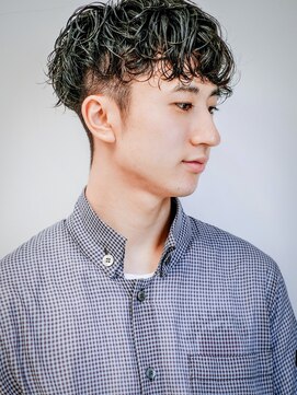 テトヘアー(teto hair) short［マッシュ・前下がり・パーマ・黒髪・毛束・ショート］