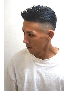 カプリヘアーデザイン(Capri Hair design) フェードカット × オールバックスタイル