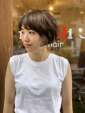 ニコリ(nicoRi) ゆるふわショートボブ