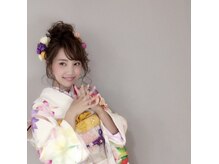 レインボートライブドゥヘアアンドネイル(rainbow tribe deux HAIR&NAIL)の雰囲気（ヘアセットが人気です♪成人式も受付中です！）