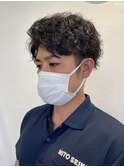20代30代40代ツーブロックツイスパ大人黒髪暗髪モテヘア