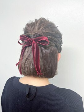 オアシス ガーデン 西新井店(Oasis GaRDEN) ボブでもできるハーフアップアレンジ