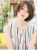 アシンメトリー小顔前下がり大人ボブショートa志木20代30代40代
