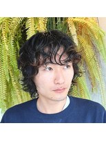 アクセヘアー 町田(acce hair)&nbsp;メンズウルフパーマスタイル