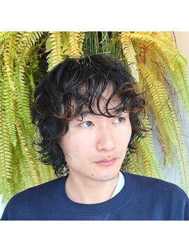 アクセヘアー 町田(acce hair) メンズウルフパーマスタイル