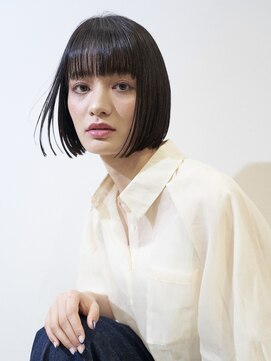 ピークアブー アヴェダ アトレ恵比寿(PEEK-A-BOO AVEDA) 顔まわりをつつみこみ質感で違いがでる【ミニボブ】恵比寿