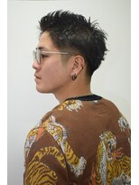 カーウォッシュバーバー(CARWASH BARBER)&nbsp;アップバング束感ショートツーブロック