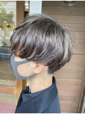メンズマッシュヘア◇シルバーカラー