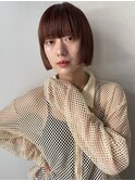 顔周りレイヤーミニボブ