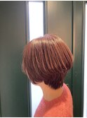 トライアングルグラデーションショート