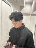 仙台メンズビジネスヘア/センターパート/ニュアンスパーマ