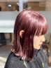カット＋イノアカラー（髪質改善）＋トリートメント￥12000