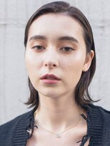 ピズム(PISM)&nbsp;ロングボブ/黒髪/前髪なしショート/ボブウルフ/ヘルシースタイル