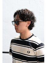 スレイ 西宮(SLAY)&nbsp;波巻きハイライトアップバングツーブロックマッシュ