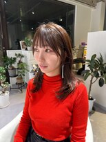 アム(amu)&nbsp;くびれヘア/レイヤーカット/顔まわりレイヤー/ワンカール