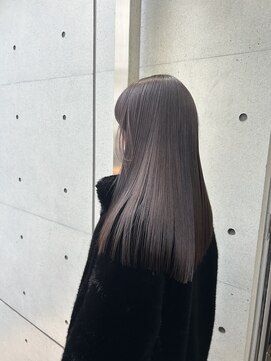 ディジョン(Dijon) 韓国顔まわりレイヤーカットグレージュオリーブベージュブラウン