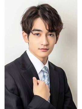 ラナ 新宿(lana) メンズパーマ/センターパート/ビジネス【lana hair 新宿】