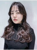 ロング美髪ショート顔周りレイヤーおくれ毛韓国ヘア_ba544462