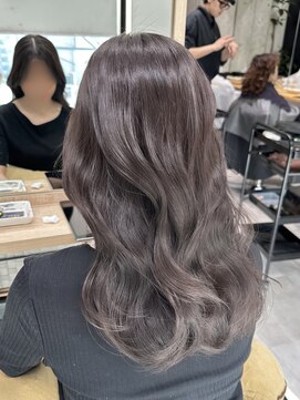 ディーエックス ウエスト(Dxxxx WEST) ショコラグレージュ韓国/顔周り/レイヤーカット/イルミナカラー