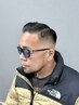 スキンフェードカット＋シェービング　<理容室>[メンズ/新宿]