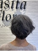 ゆるふわパーマ　大人ショート