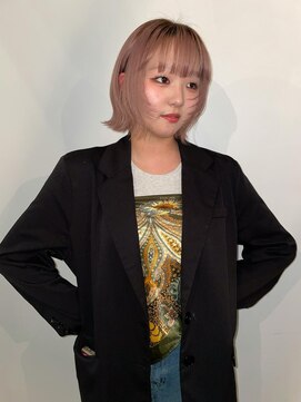 クリアーオブヘアー 栄南店(CLEAR of hair) ボブ×顔まわりレイヤー/osumi