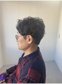 20代30代40代◎MEN'S HAIRブルーブラックフェザーパーマ