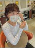 ショートウェーブパーマ