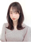ロングレイヤーグレージュカラー美肌カラー透明感20代30代40代
