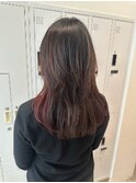Say.ロングレイヤーアッシュブラックインナーカラー表参道青山