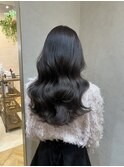 艶グレージュ×大人ゆるウェーブロング