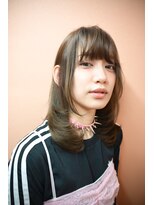 キジ(KIJI)&nbsp;フェイスレイヤー/マット/マットアッシュ/ワイドバング