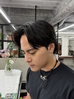 ニコ トウキョウ ロジック(nico TOKYO Logic)&nbsp;メンズセンターパート曲がる縮毛矯正