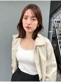 大人ガーリー/似合わせカット/ミディアムレイヤーカット/新宿