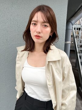 フォト 新宿三丁目(foto) 大人ガーリー/似合わせカット/ミディアムレイヤーカット/新宿