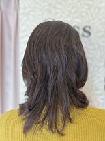 クロス(CROSS) パーマを活かした大人ハイレイヤー/50代60代